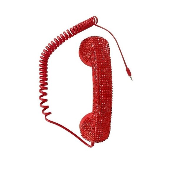 Vintage Betsey Johnson Y2K Rhinestone Rotary Phone Telephone Crossbody Bag RARE - Picture 6 of 14